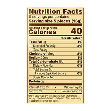 Product image of Werther's Original Hard Sugar Free Caramel Coffee Candy Bags 2.75 oz 2.75 oz Pack of 12