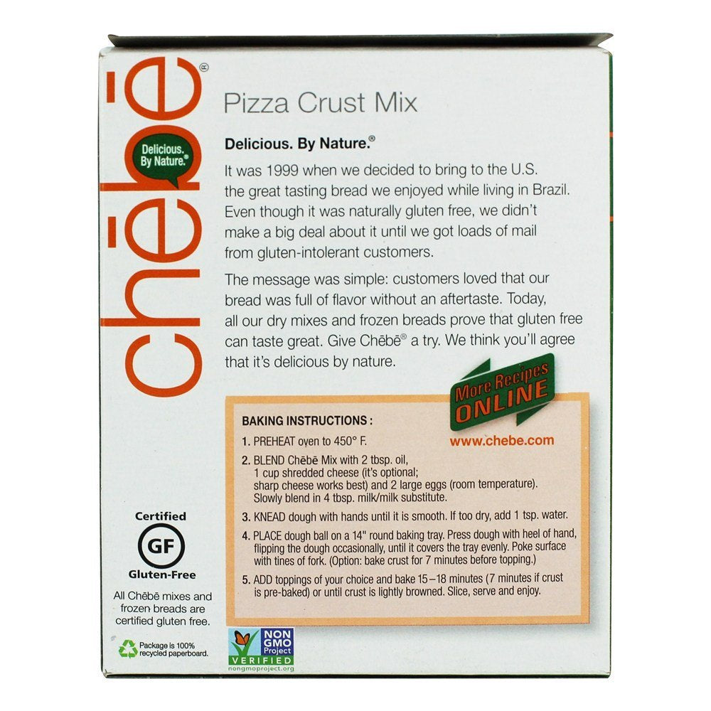 Product image of Chebe Bread Pizza Crust Mix Gluten Free 7.5 oz Box 7.5 oz Pack of 8