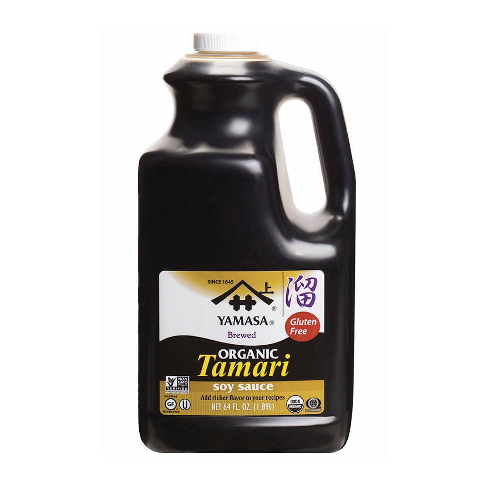 Product image of Yamasa Tamari Soy Sauce Organic Gluten Free Non-GMO Kosher 64 fl. oz.