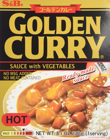 Product image of S and B Curry Gold Vegetable Hot Seasoning 8.1 oz 8.1 oz Pack of 5