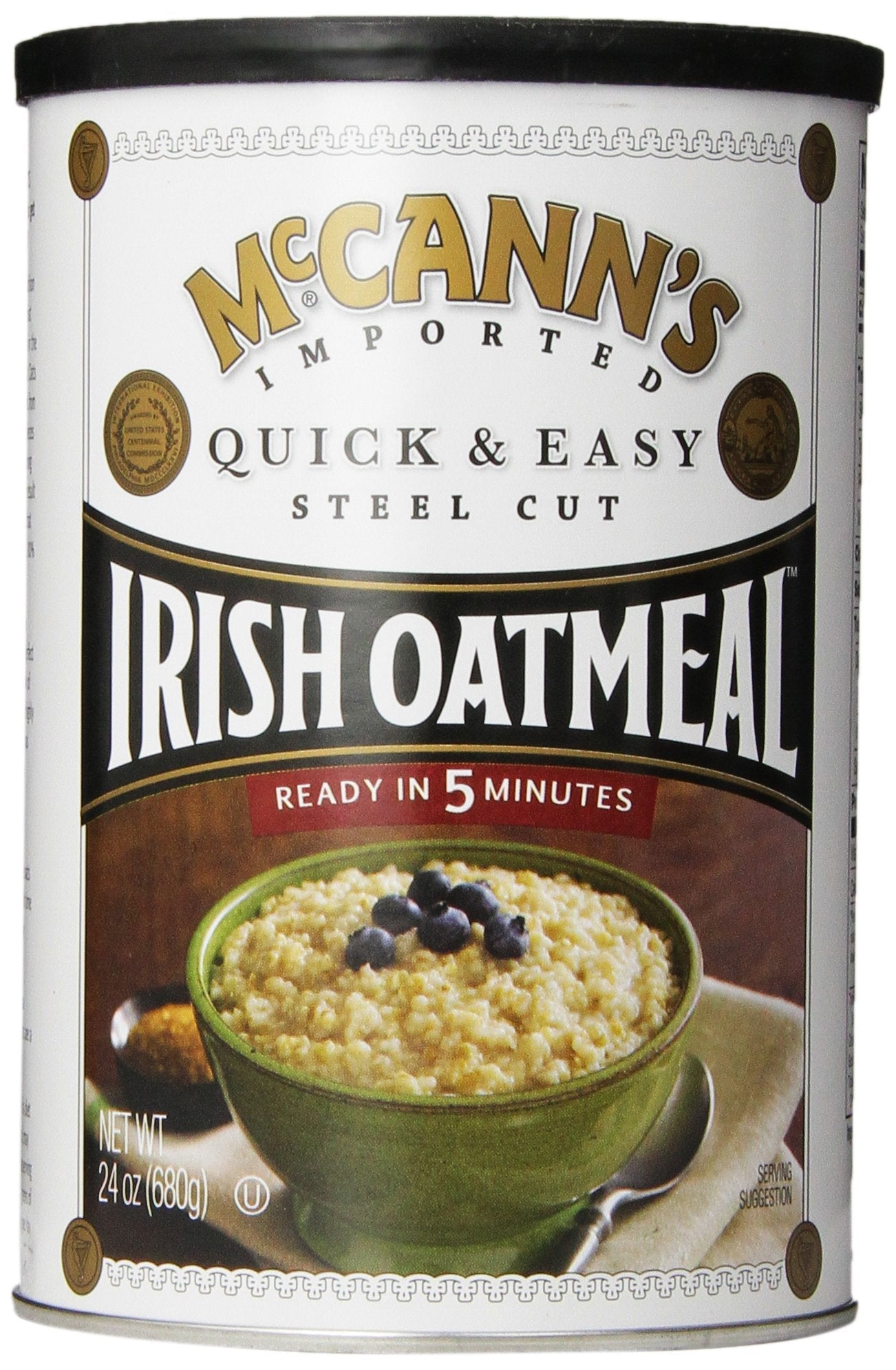 Product image of McCann's Steel Cut Irish Oatmeal Quick and Easy 24 oz 24 oz Pack of 6