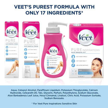 Product image of Veet Hair Removal Cream Sensitive Skin Aloe Vera and Vitamin E 6.76 fl oz 6.76 fl oz