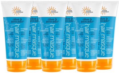 Product image of Earth Science Olive and Avocado Deep Conditioning Hair Masque For Normal to Dry Hair 6 oz 6 oz Pack of 6
