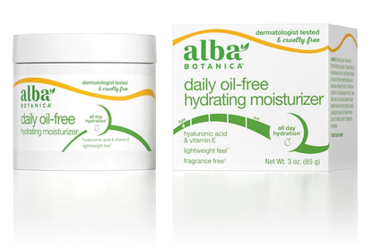 Product image of Alba Botanica Moisturizer Oil Free Aloe and Green Tea 3 Fluid oz
