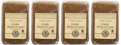 Product image of India Tree Dark Muscovado Sugar 1 lb Pack of 4
