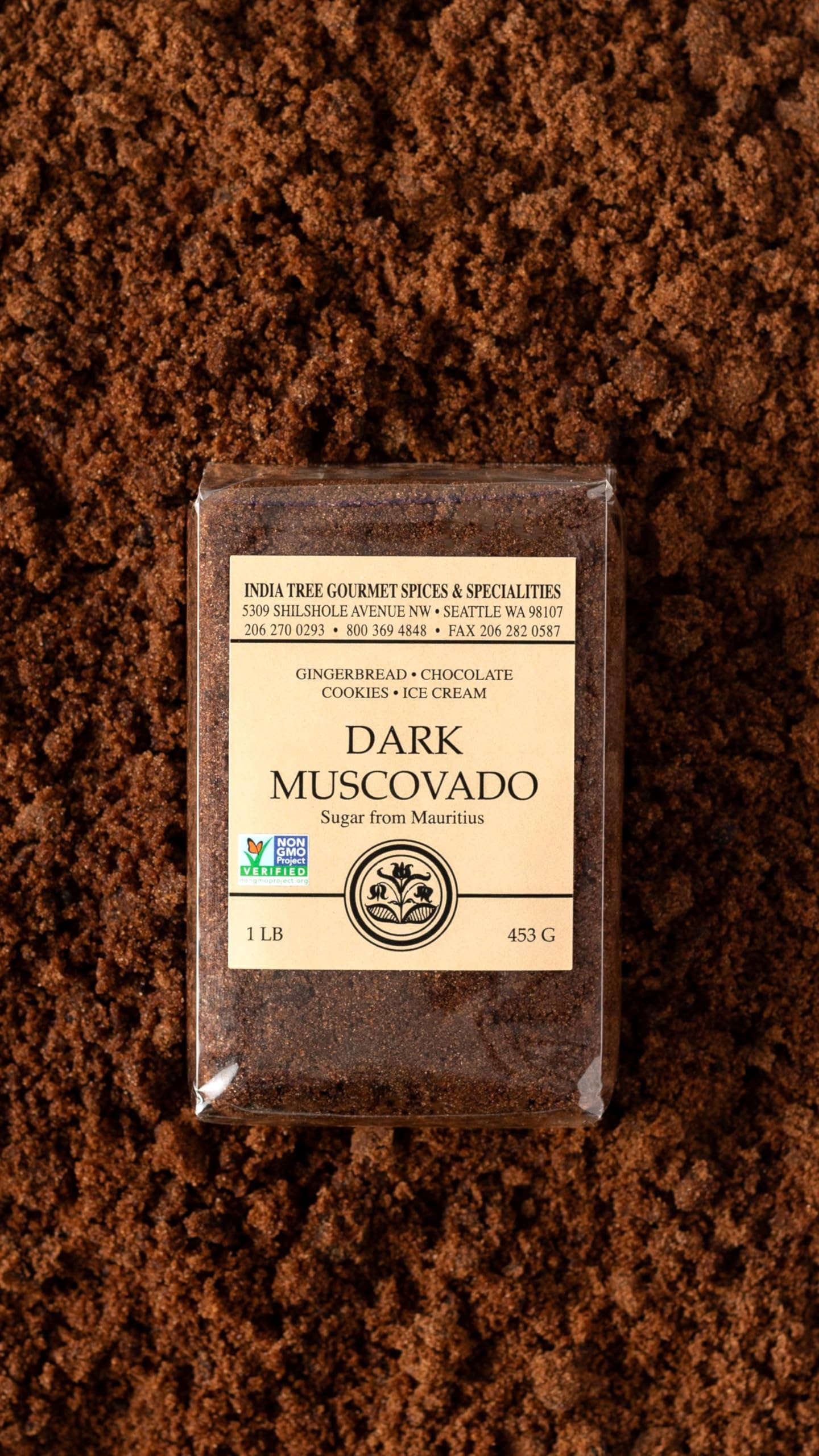 Product image of India Tree Dark Muscovado Sugar 1 lb Pack of 4