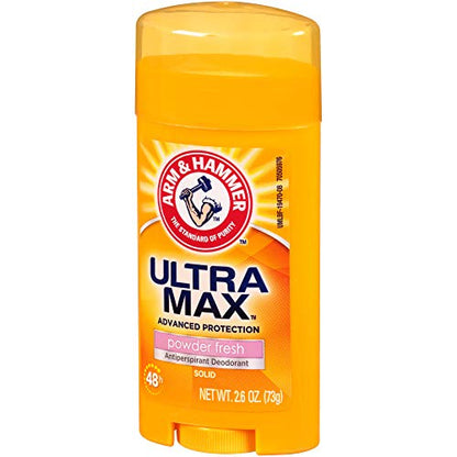 Product image of Arm and Hammer Ultra Max antiperspirant Solid Powder Fresh 2.6 oz 2.6 oz Pack of 6