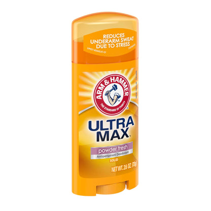 Product image of Arm and Hammer Ultra Max antiperspirant Solid Powder Fresh 2.6 oz 2.6 oz Pack of 6