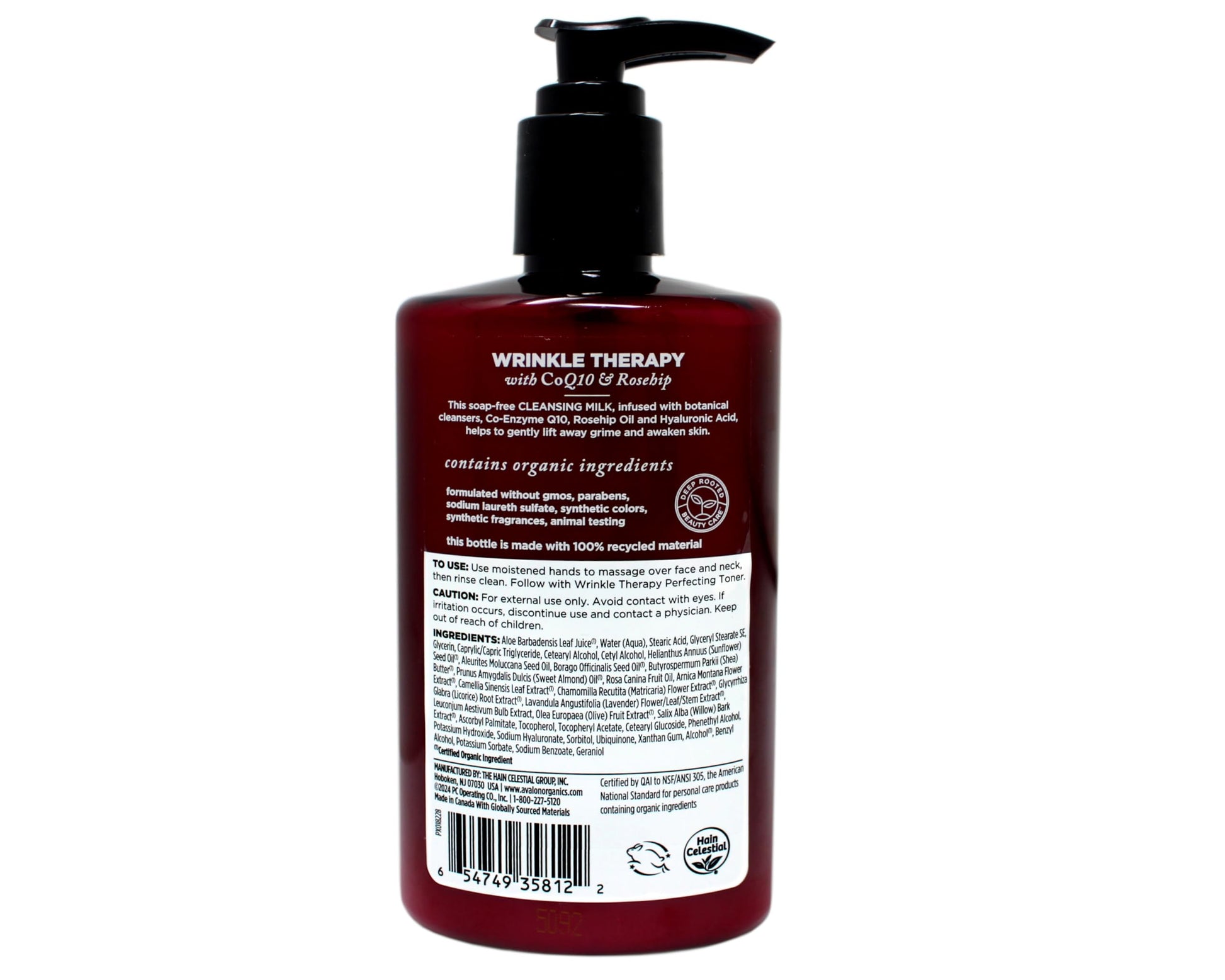 Product image of Avalon Organics CoQ10 Facial Cleansing Milk 8.5 fl oz 8.5 fl oz Pack of 2