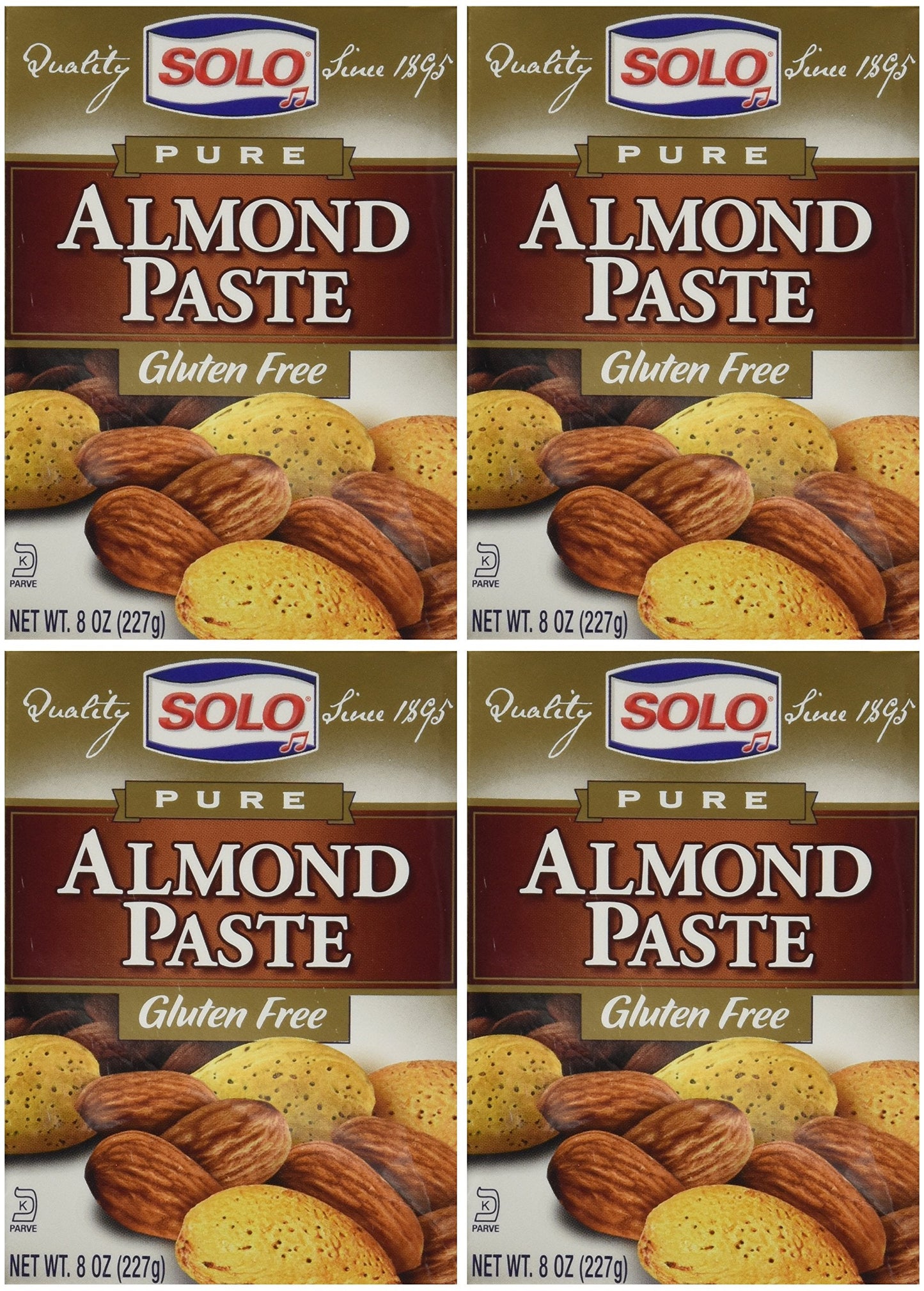 Product image of SOLO Almond Paste Gluten Free 8 oz Packages 8 oz Pack of 4