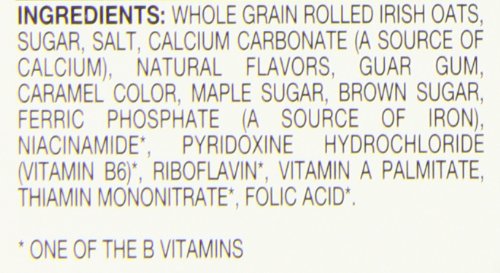 Product image of McCann's Irish Oatmeal Instant Oatmeal Maple and Brown Sugar Flavor 10 ct Boxes Pack of 6