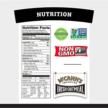 Product image of McCann's Irish Oatmeal Traditional Steel Cut 28 oz 28 oz Pack of 4