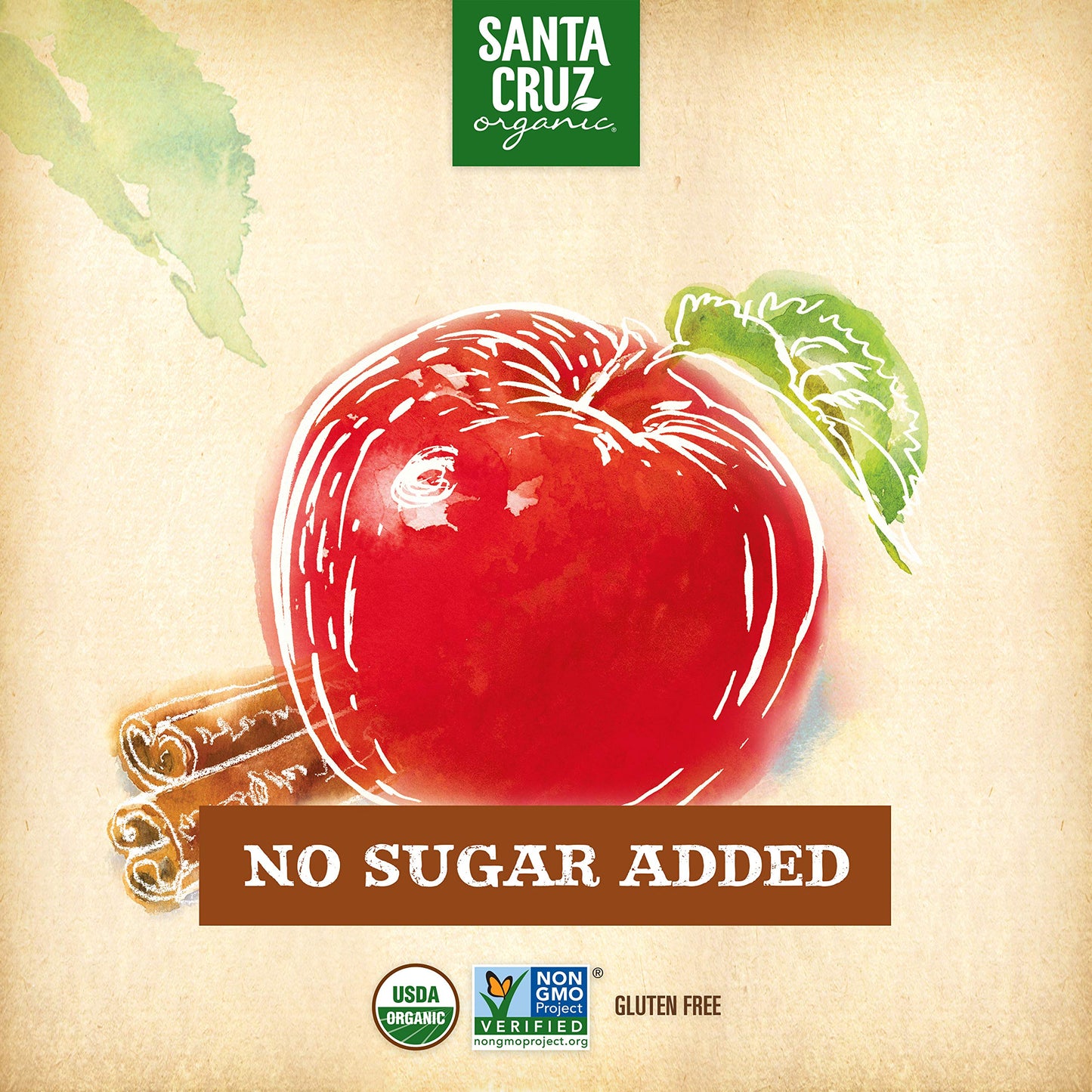 Product image of Santa Cruz ORGANIC Cinnamon Apple Sauce 6- Cups 4 oz 4 oz Pack of 4