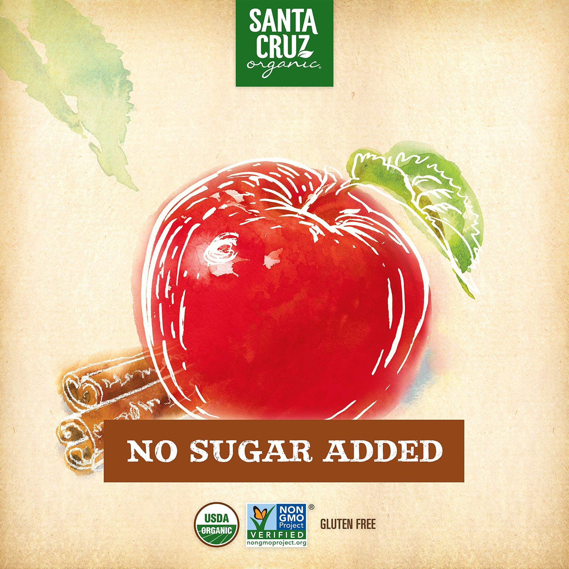 Product image of Santa Cruz ORGANIC Cinnamon Apple Sauce 6- Cups 4 oz 4 oz Pack of 4