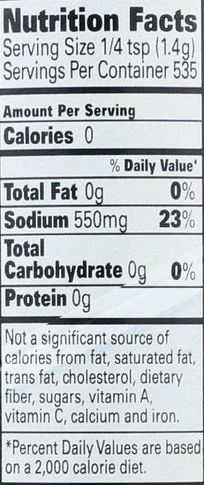 Product image of La Baleine Sea Salt Fine 26.5 oz Units 26.5 oz Pack of 4