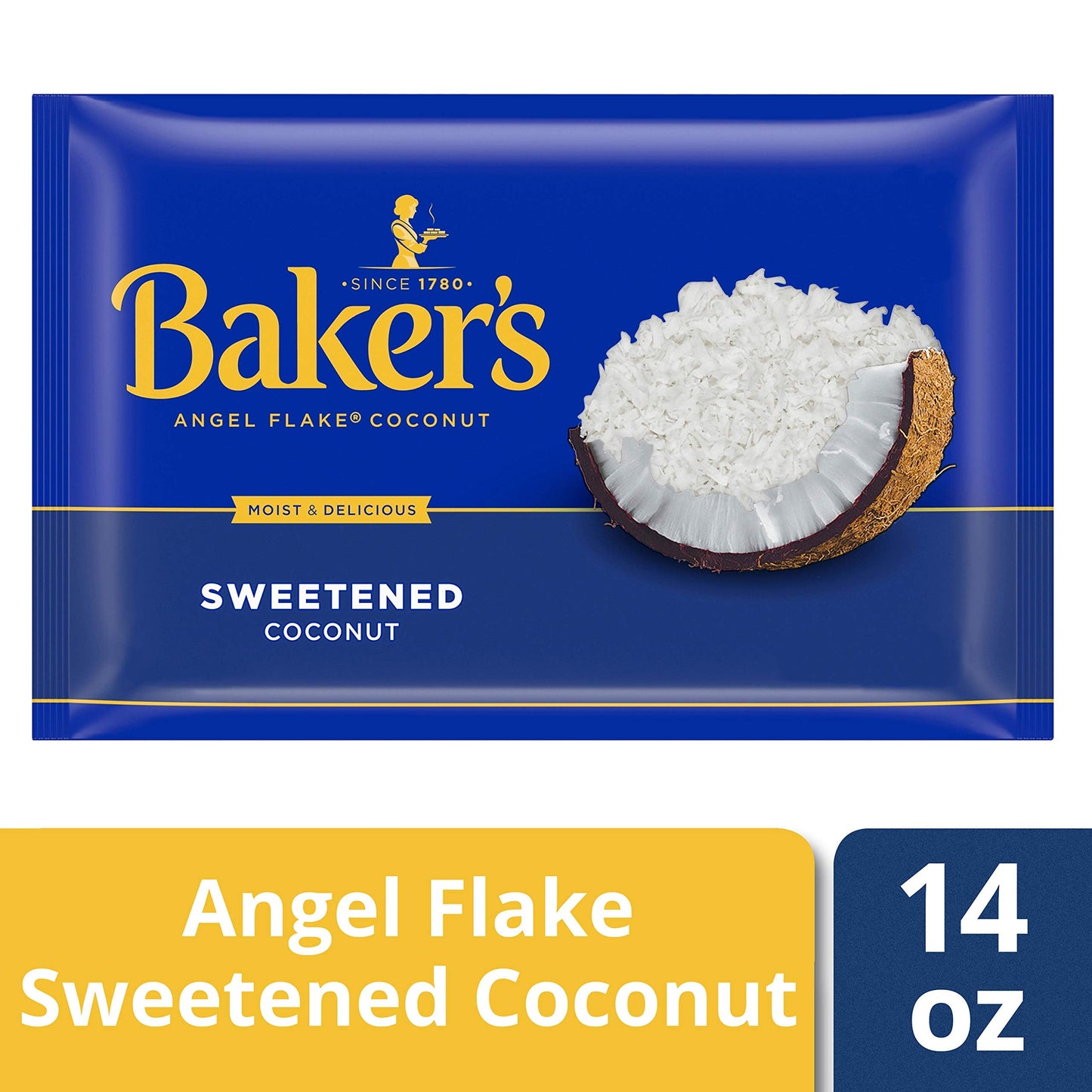 Product image of Baker's Angel Flake Coconut Bag 14 oz 14 oz Pack of 6