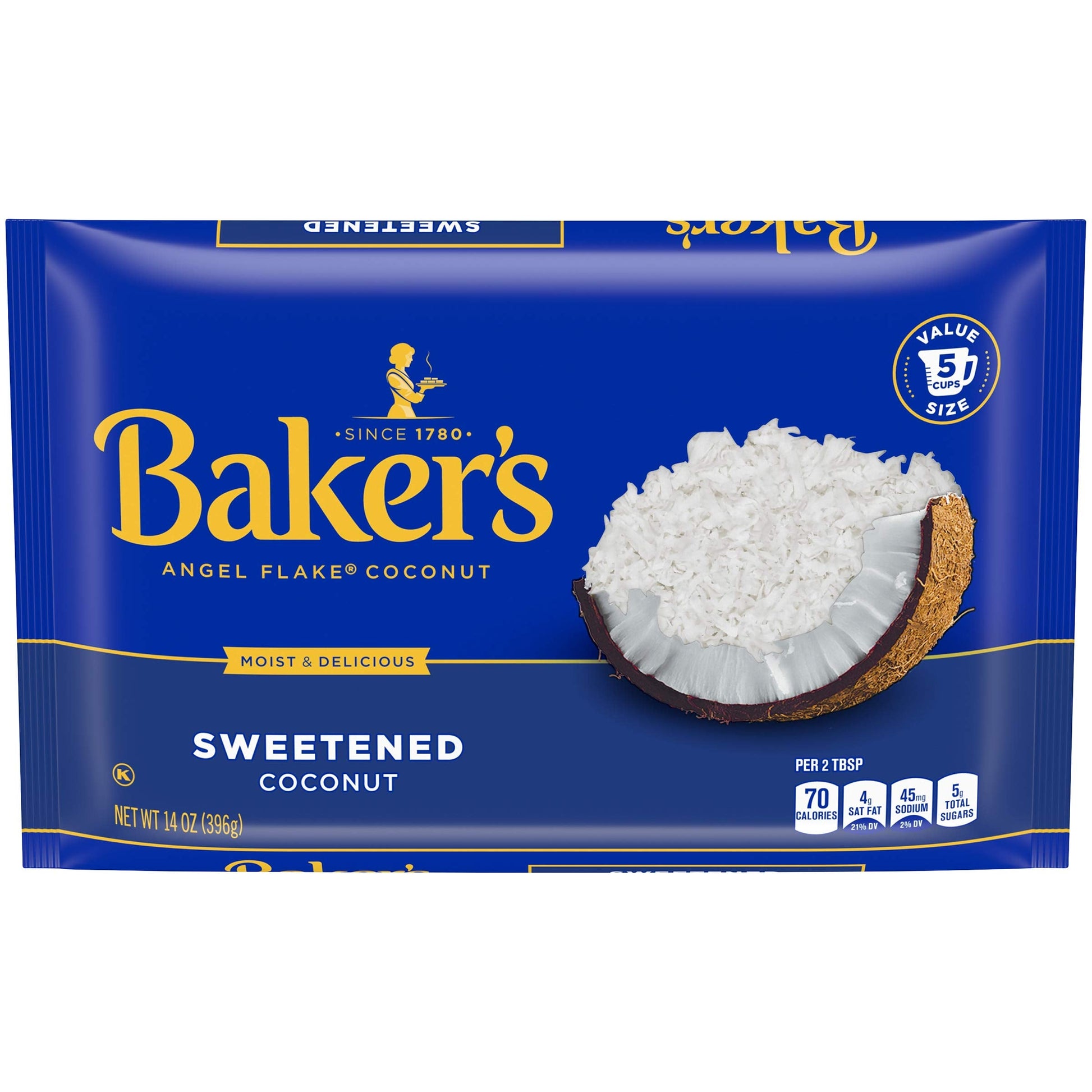 Product image of Baker's Angel Flake Coconut Bag 14 oz 14 oz Pack of 6