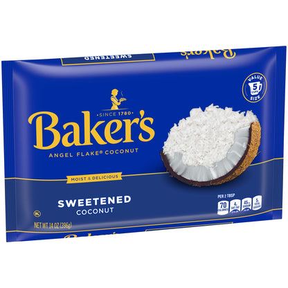 Product image of Baker's Angel Flake Coconut Bag 14 oz 14 oz Pack of 6