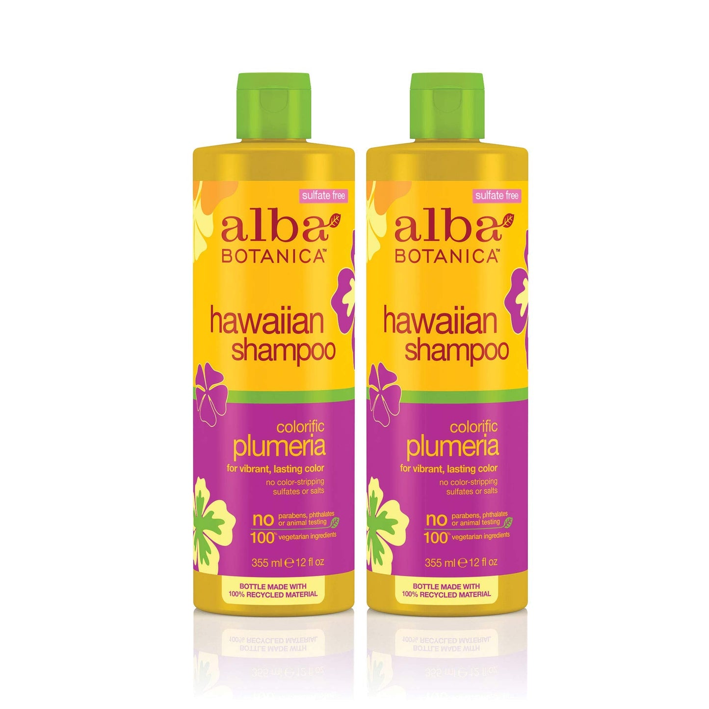 Product image of Alba Botanica Hawaiian Plumeria Shampoo 12 oz 12 oz Pack of 2