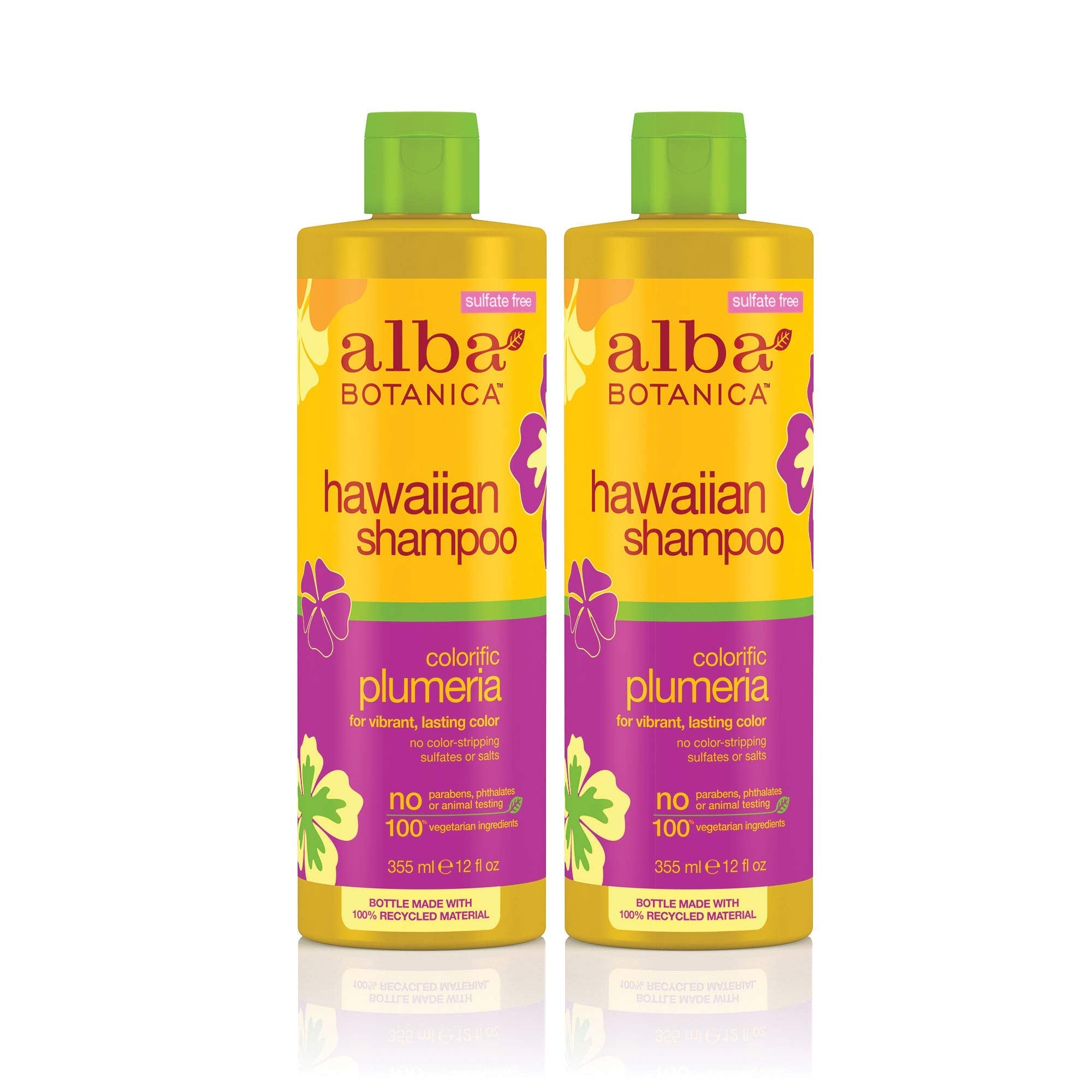 Product image of Alba Botanica Hawaiian Plumeria Shampoo 12 oz 12 oz Pack of 2