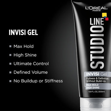 Product image of L'Oreal Paris Studio Line INVISI Gel Strong Hold 6.8 oz 6.8 oz Pack of 3