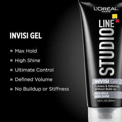 Product image of L'Oreal Paris Studio Line INVISI Gel Strong Hold 6.8 oz 6.8 oz Pack of 3