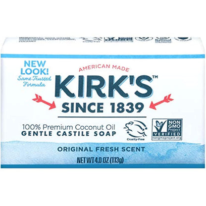 Product image of Kirk's Natural Castile Bar Soap Coco 4 oz 4 oz Pack of 5