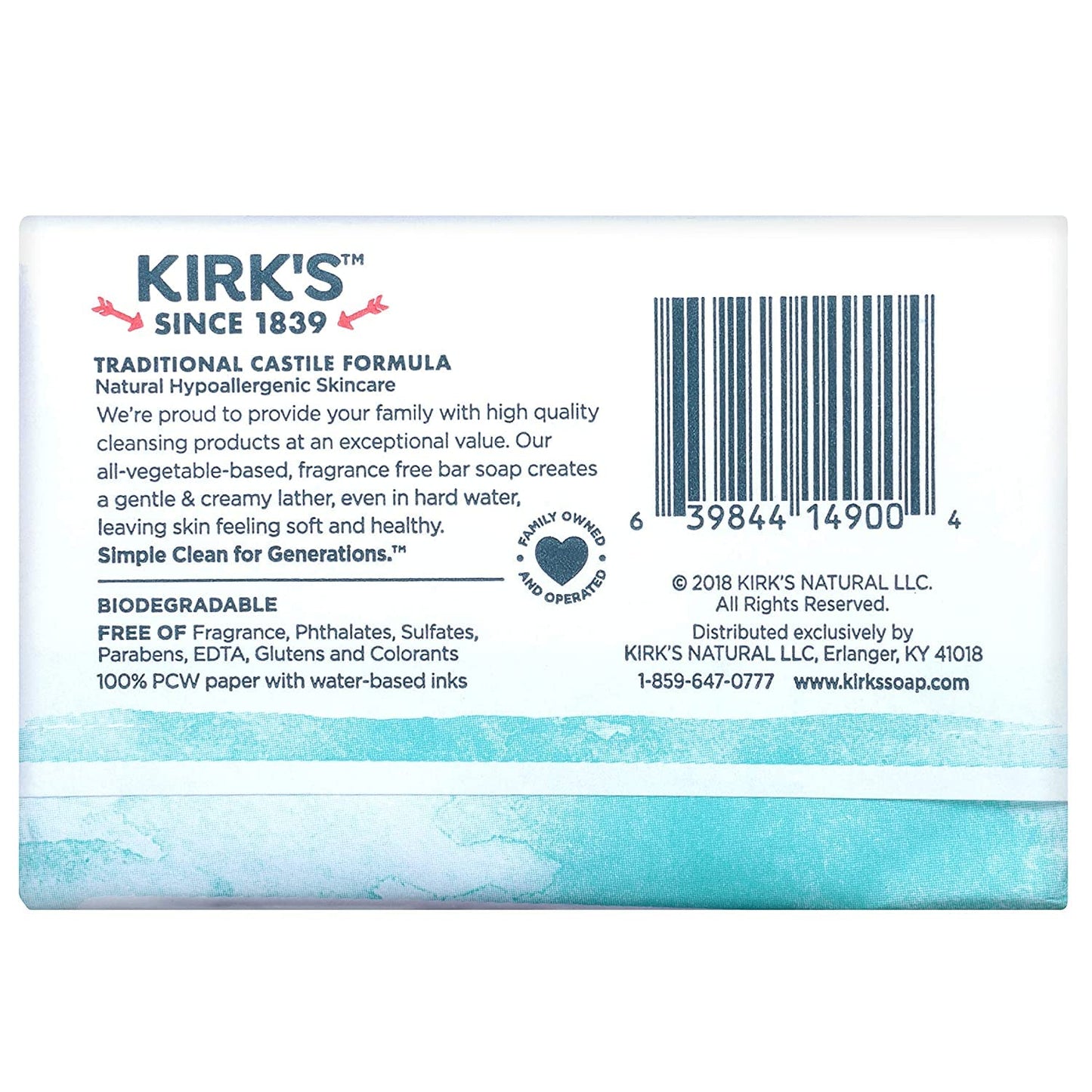 Product image of Kirk's Natural Castile Bar Soap Coco 4 oz 4 oz Pack of 5