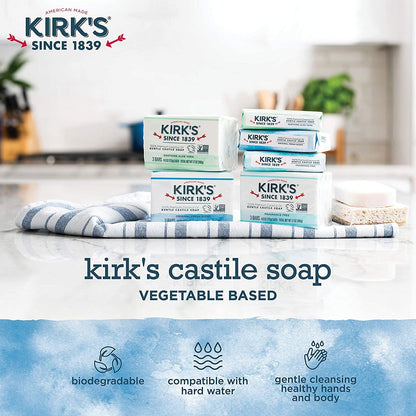 Product image of Kirk's Natural Castile Bar Soap Coco 4 oz 4 oz Pack of 5