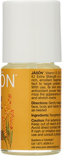 Product image of JASON Vitamin E 32 000 IU Extra Strength Skin Oil Targeted Solution Bottle 1.1 oz 1.1 oz Pack of 2