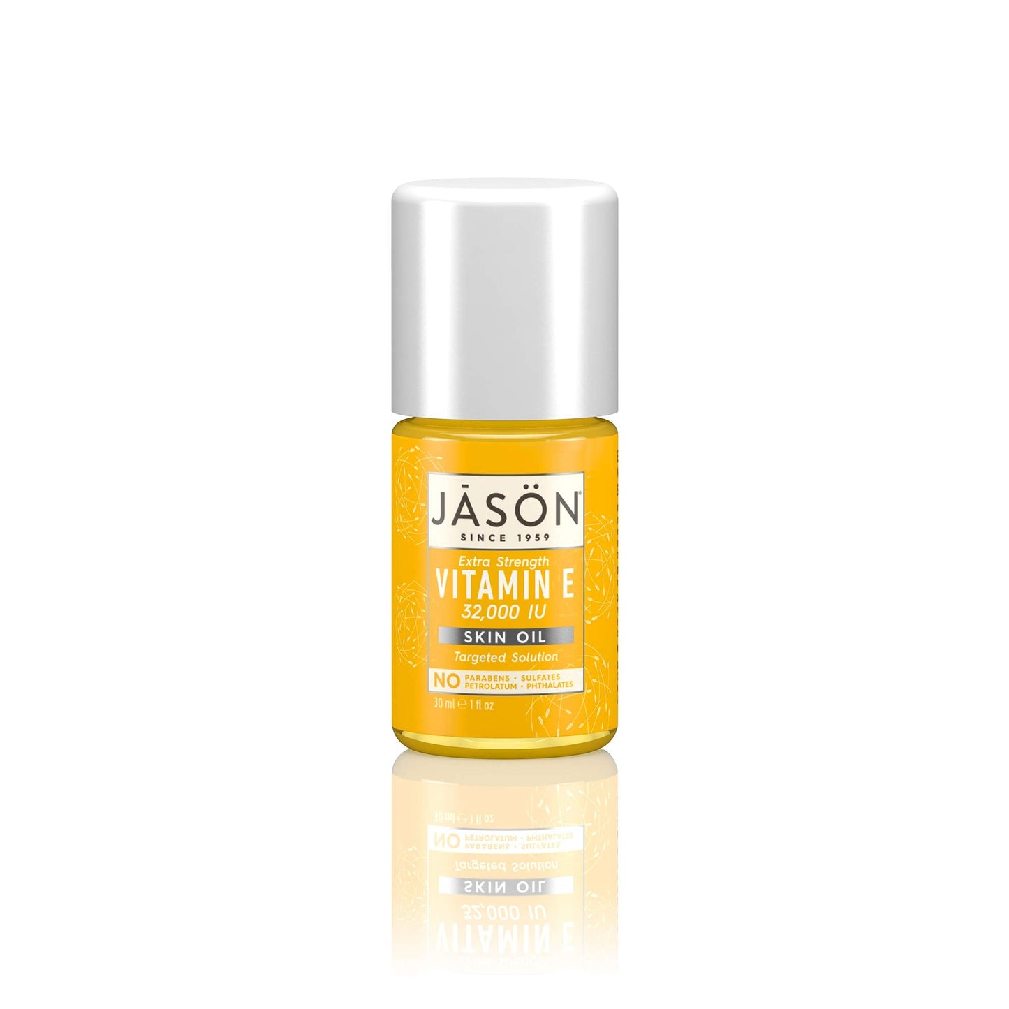 Product image of JASON Vitamin E 32 000 IU Extra Strength Skin Oil Targeted Solution Bottle 1.1 oz 1.1 oz Pack of 2