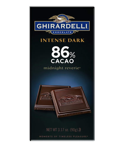 Product image of Ghirardelli Chocolate Intense Dark Bar Midnight Reverie 3.17 oz 3.17 oz Pack of 6