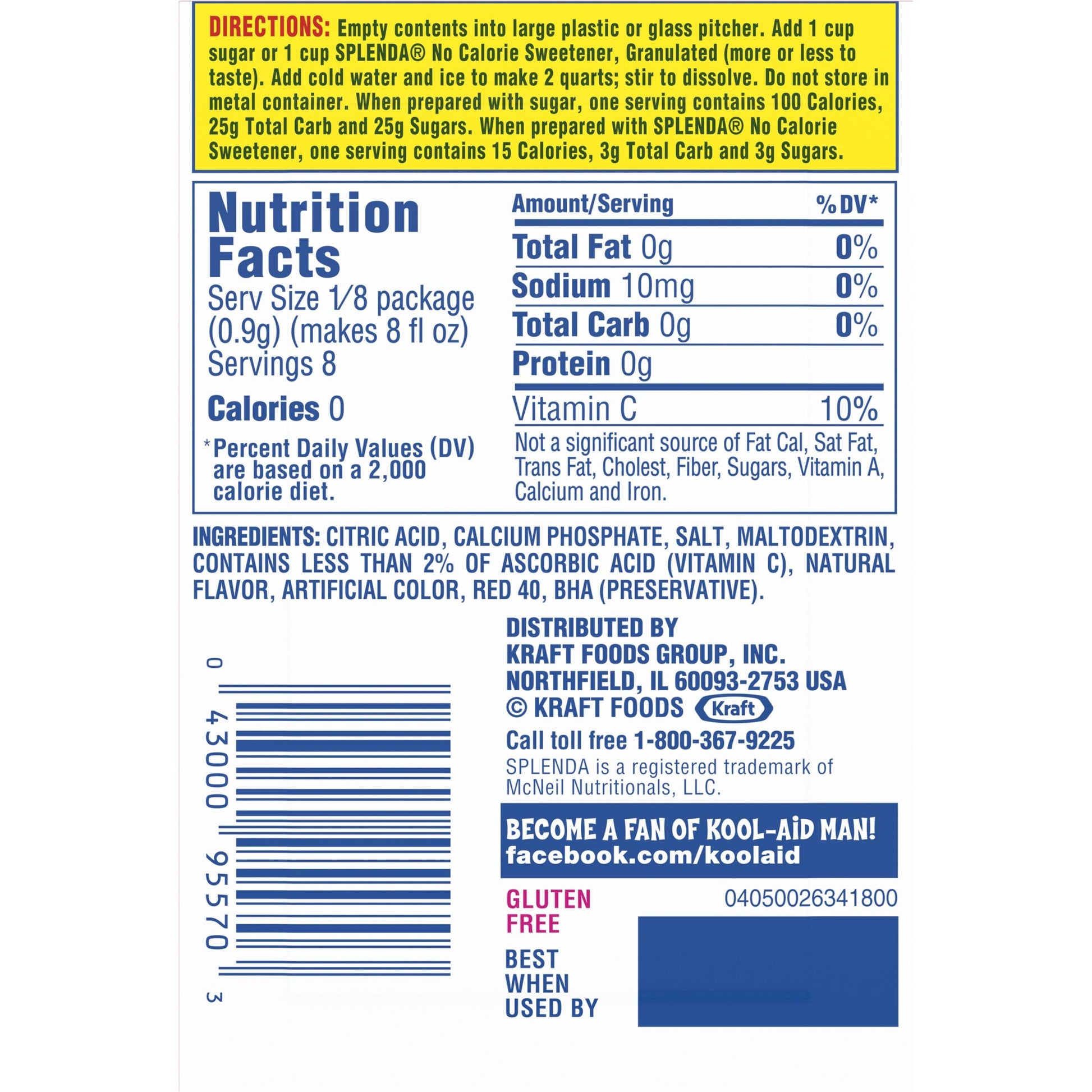 Product image of Kool-Aid Pink Lemonade Flavored Unsweetened Caffeine Free Powdered Drink Mix 96 Packets