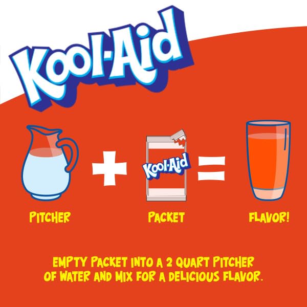 Product image of Kool-Aid Orange Unsweetened Soft Drink Mix 0.15 oz Packets 0.15 oz Pack of 96