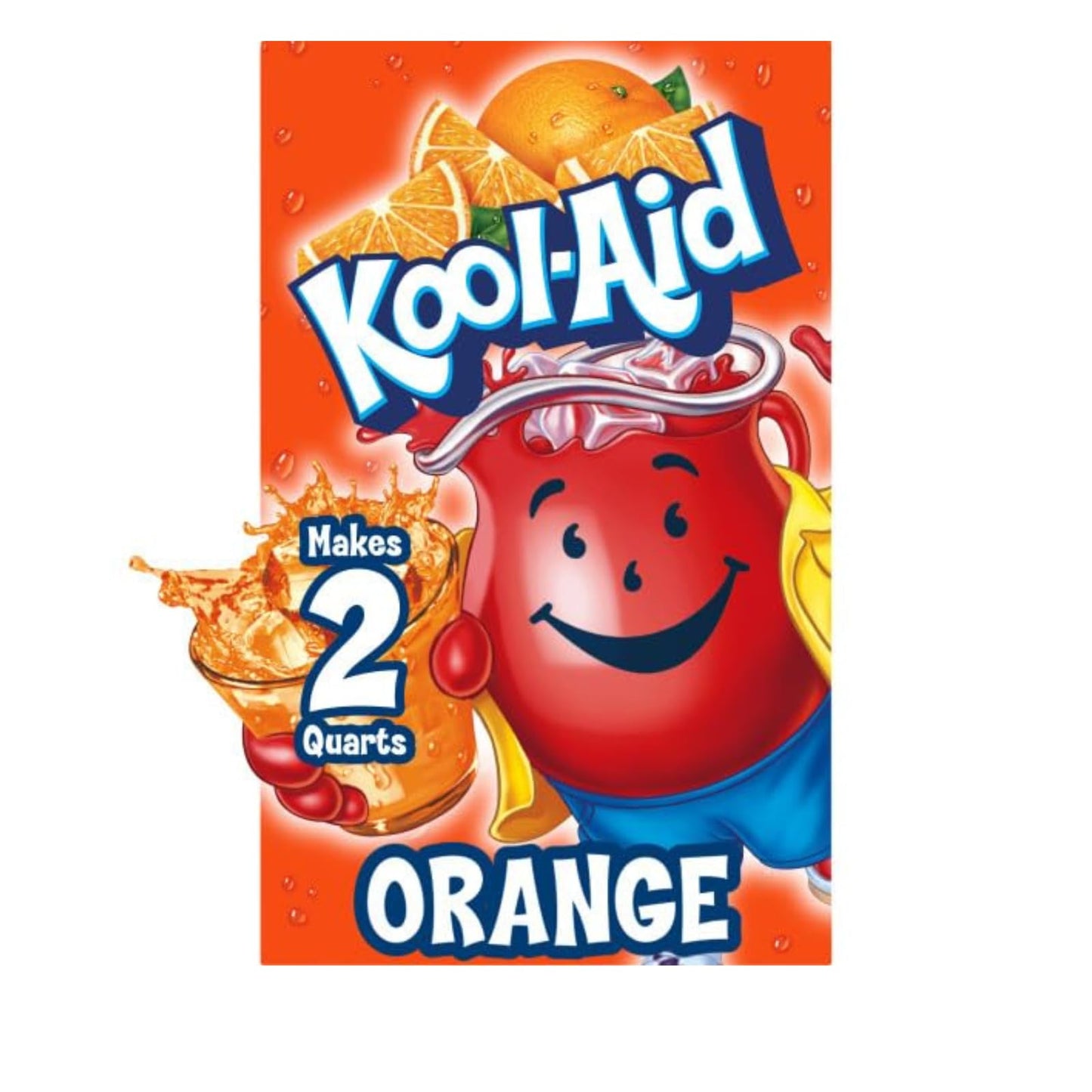 Product image of Kool-Aid Orange Unsweetened Soft Drink Mix 0.15 oz Packets 0.15 oz Pack of 96