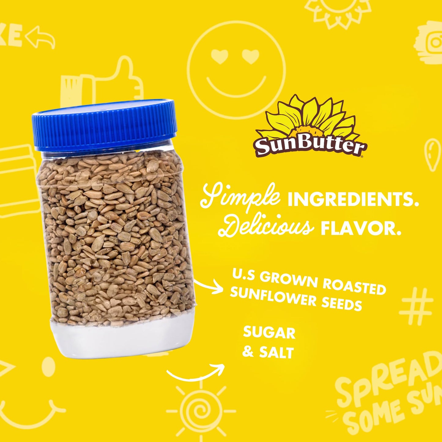 Product image of SunButter Crunch Sunflower Seed Butter Nut-Free Spread Roasted Rich and Savory Flavor Smooth Texture