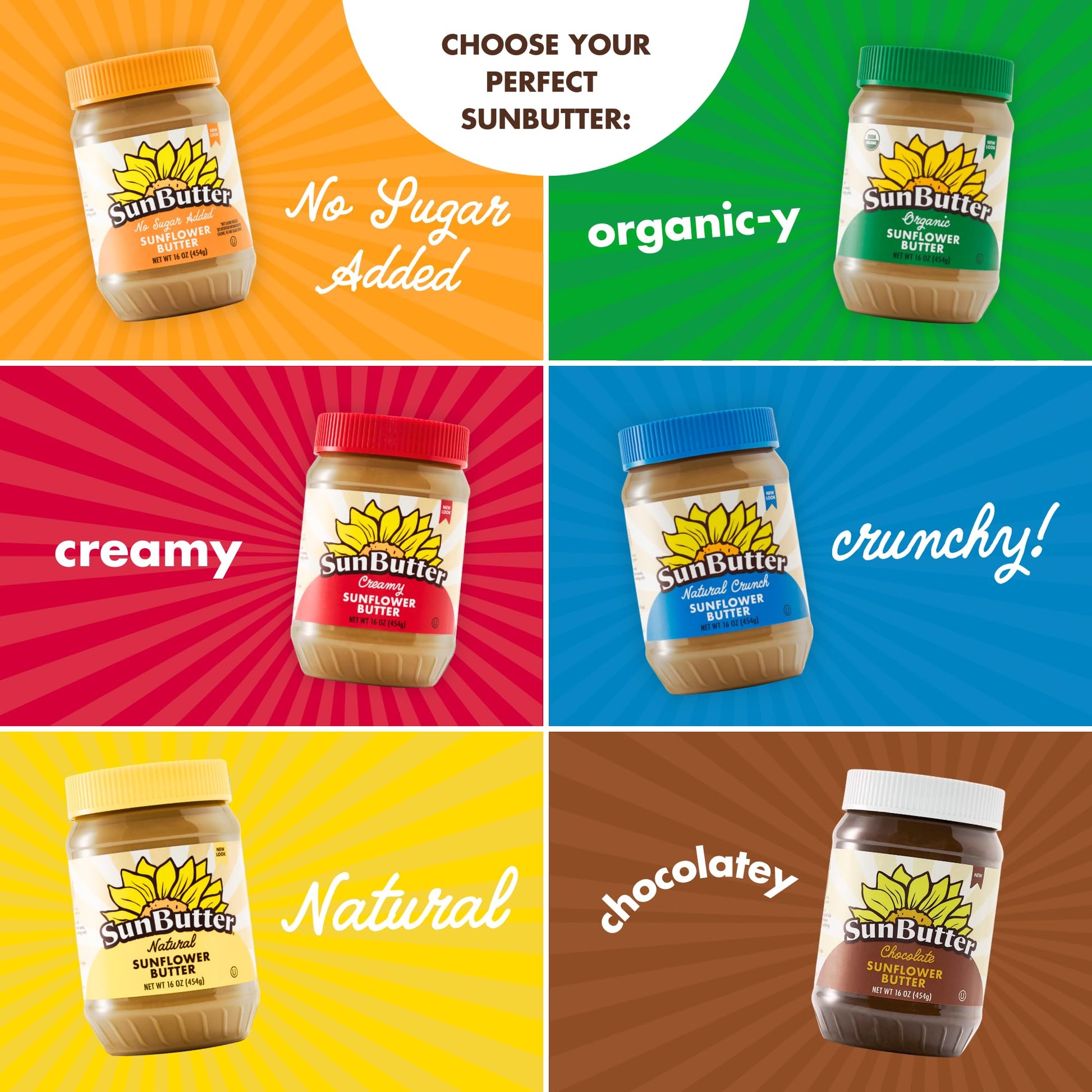 Product image of SunButter Crunch Sunflower Seed Butter Nut-Free Spread Roasted Rich and Savory Flavor Smooth Texture