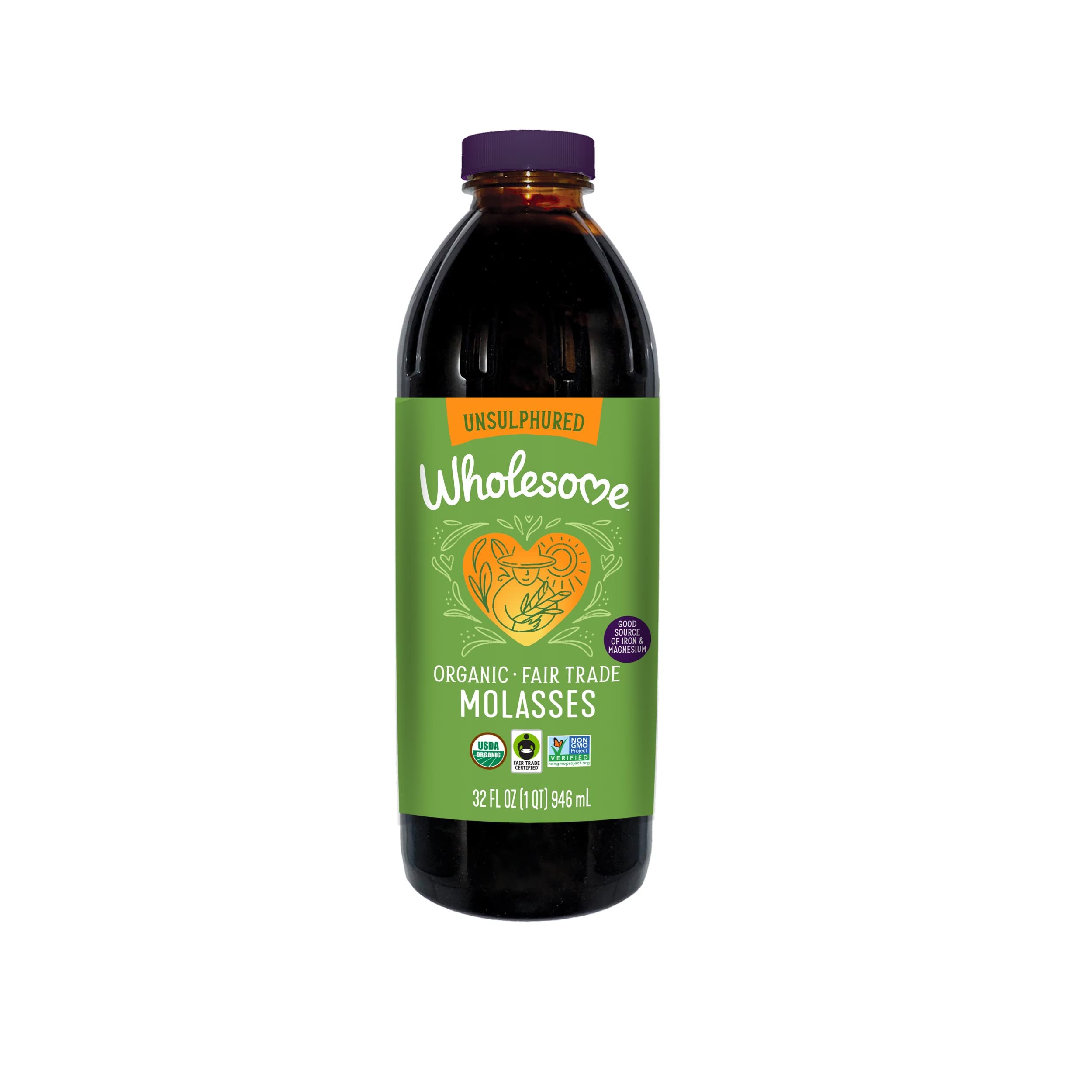 Product image of Wholesome Fair Trade Organic Molasses Syrup Bottle 32 oz 32 oz Pack of 3
