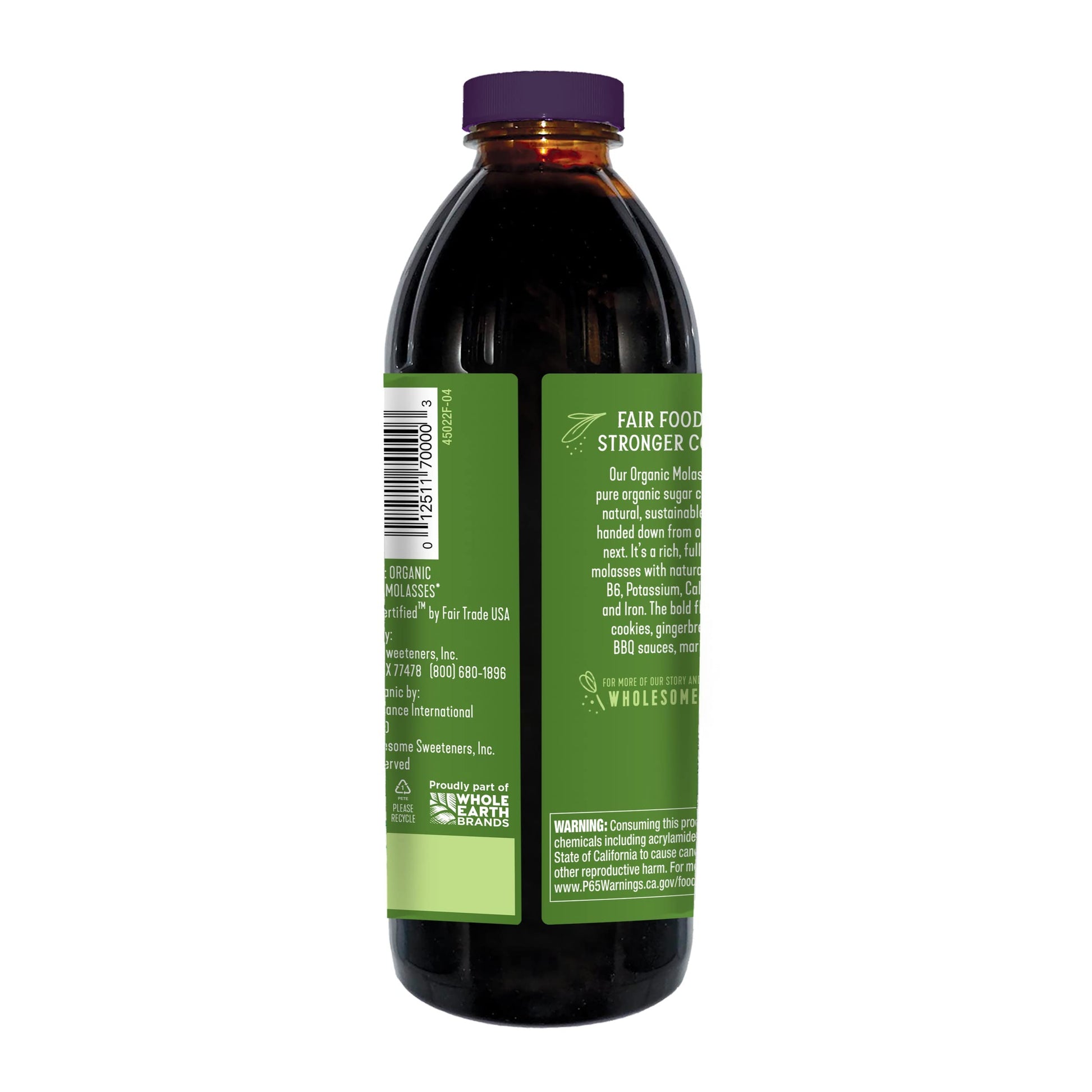 Product image of Wholesome Fair Trade Organic Molasses Syrup Bottle 32 oz 32 oz Pack of 3