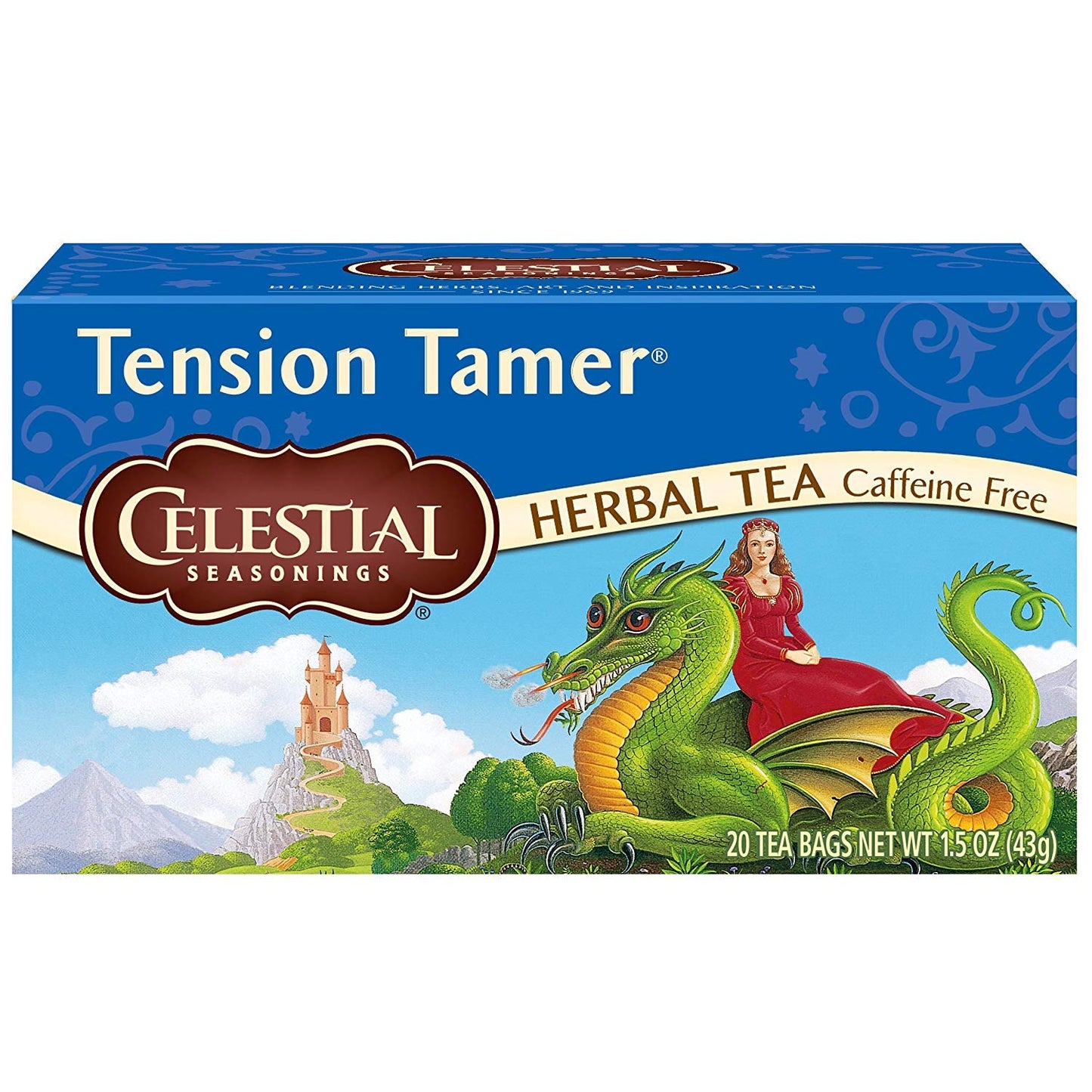 Product image of Celestial Seasonings Herbal Tea Tension Tamer Caffeine Free 20 Tea Bags Pack of 2