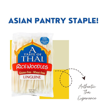 Product image of A Taste of Thai Rice Noodles Classic Noodles Gluten-free Non-GMO No Preservatives No Trans Fats 16 oz 16 oz