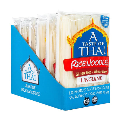 Product image of A Taste of Thai Rice Noodles Classic Noodles Gluten-free Non-GMO No Preservatives No Trans Fats 16 oz 16 oz