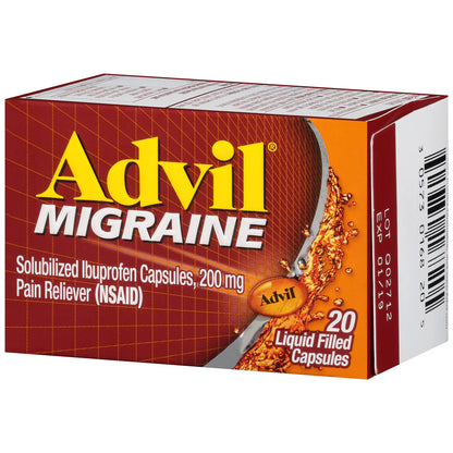 Product image of Advil Pain Relief Ibuprofen Liquid Filled Capsules 0.01 oz 20 Caps 0.01 oz