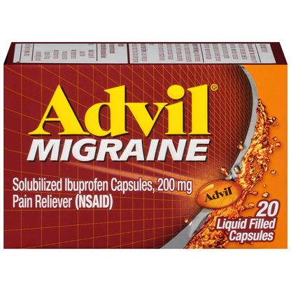 Product image of Advil Pain Relief Ibuprofen Liquid Filled Capsules 0.01 oz 20 Caps 0.01 oz
