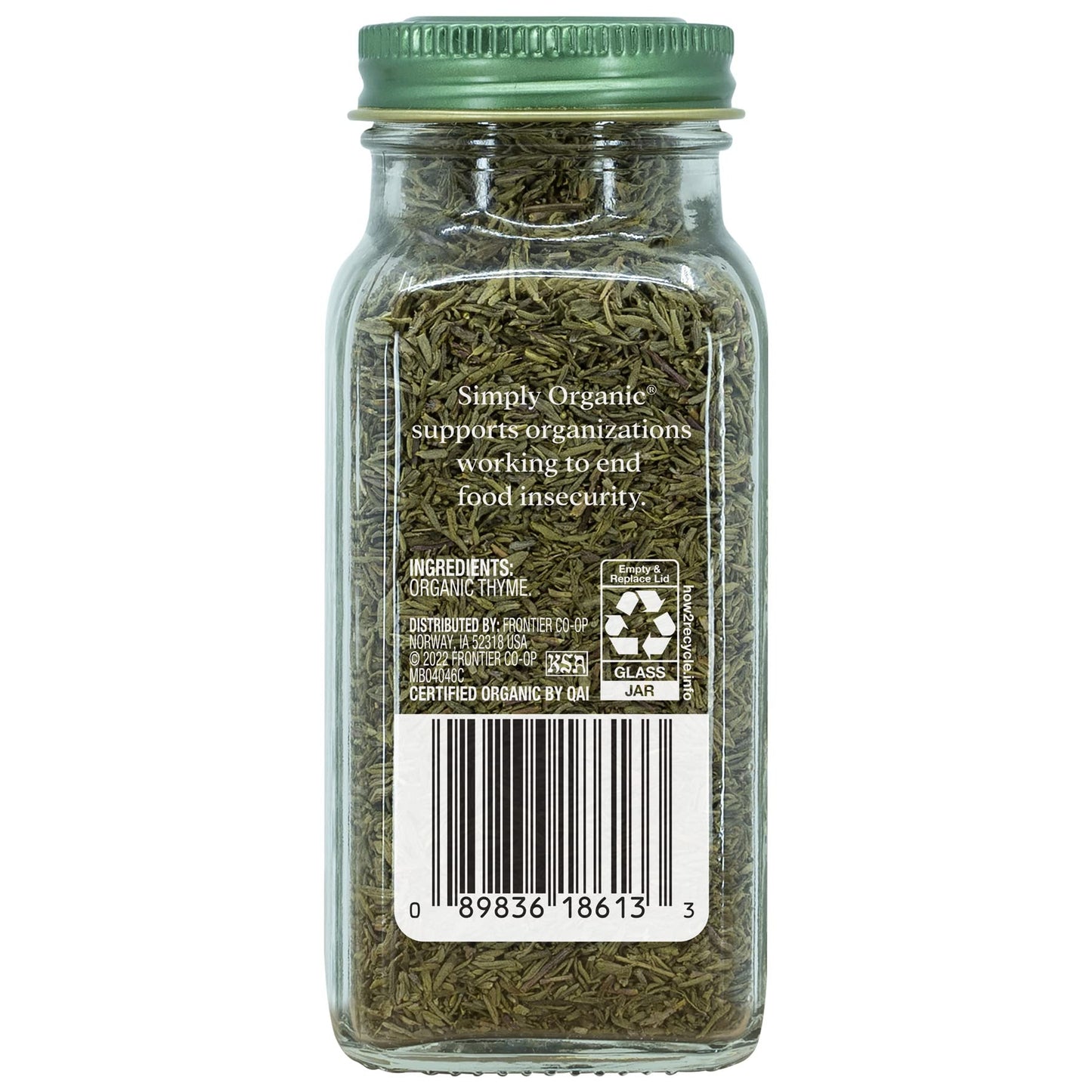 Product image of Simply Organic Thyme Leaf Whole Certified Organic 0.78-oz Containers Pack of 3
