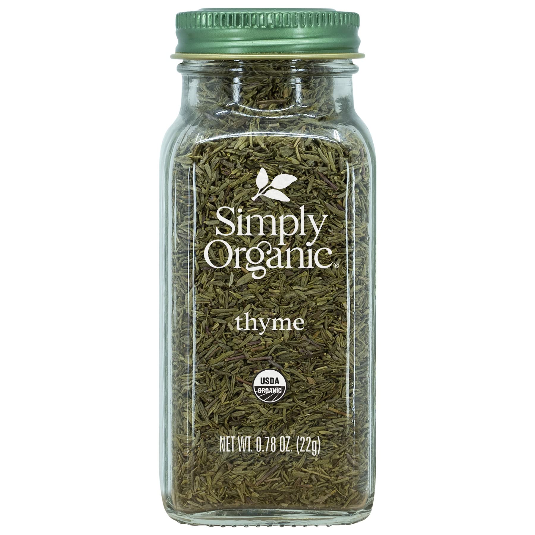 Product image of Simply Organic Thyme Leaf Whole Certified Organic 0.78-oz Containers Pack of 3