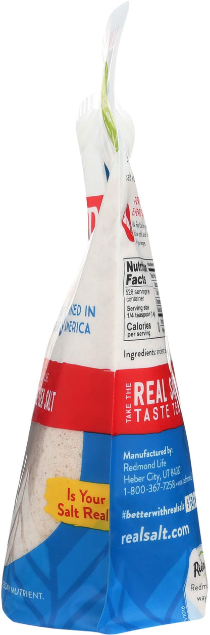 Product image of REDMOND Real Salt Ancient Fine Sea Salt Unrefined Mineral Salt Pouch 26 oz 26 oz Pack of 3
