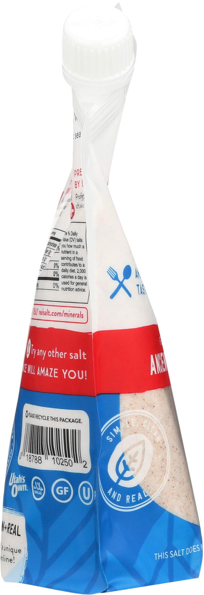 Product image of REDMOND Real Salt Ancient Fine Sea Salt Unrefined Mineral Salt Pouch 26 oz 26 oz Pack of 3