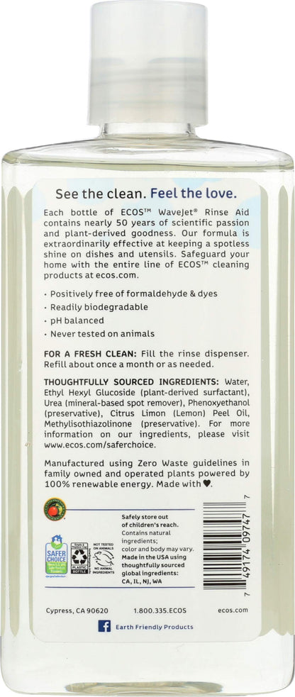 Product image of Earth Friendly Products ECOS WaveJet Rinse Aid 8 fl oz 8 fl oz