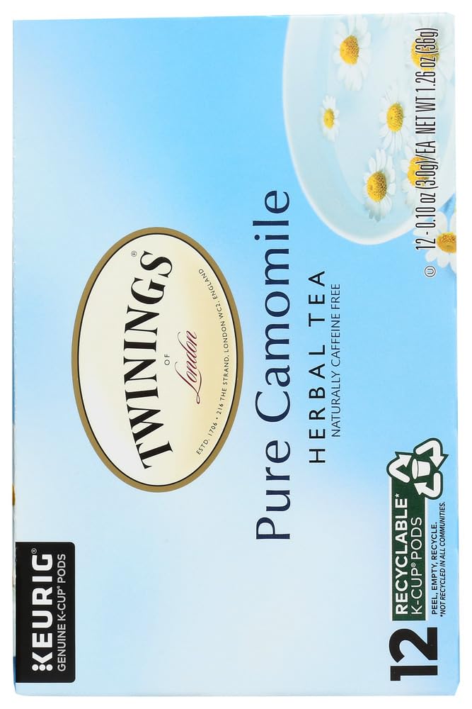 Product image of Twinings of London Pure Camomile Tea K-Cups for Keurig Pack of 24